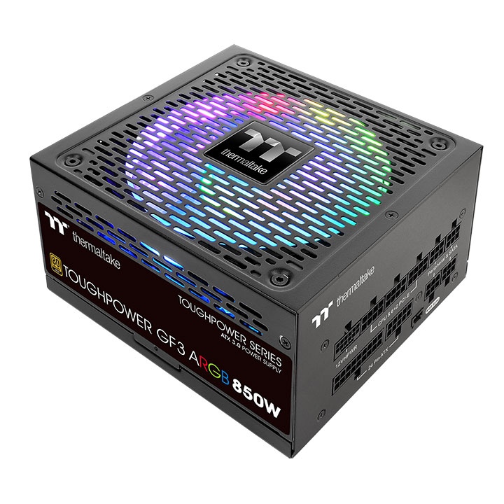 Блок питания 850Вт, Thermaltake Toughpower GF3 ARGB TTP-850AH3FSG-3 (PS-TPD-0850F4FAGE-1), 80 Plus Gold, APFC, ATX