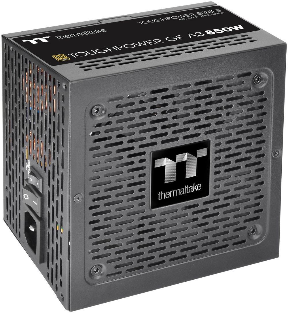 Блок питания 850Вт, Thermaltake Toughpower GF A3 TTP-850AH2FKG (PS-TPD-0850FNFAGE-H), 80 Plus Gold, APFC, ATX