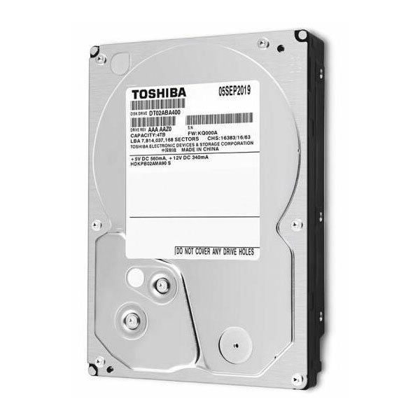 4Tb Toshiba DT02ABA400, 5400rpm, 3.5", SATA III, 128Mb