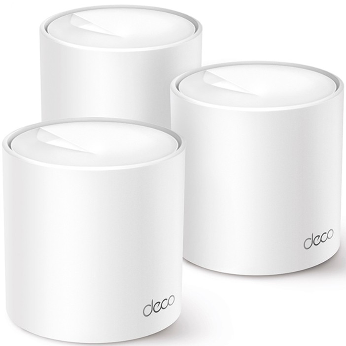 Точка доступа Wi-Fi TP-Link Deco X10 (3-pack), 2.4/5GHz, 1501Mbps, 2xLAN 1Gbps