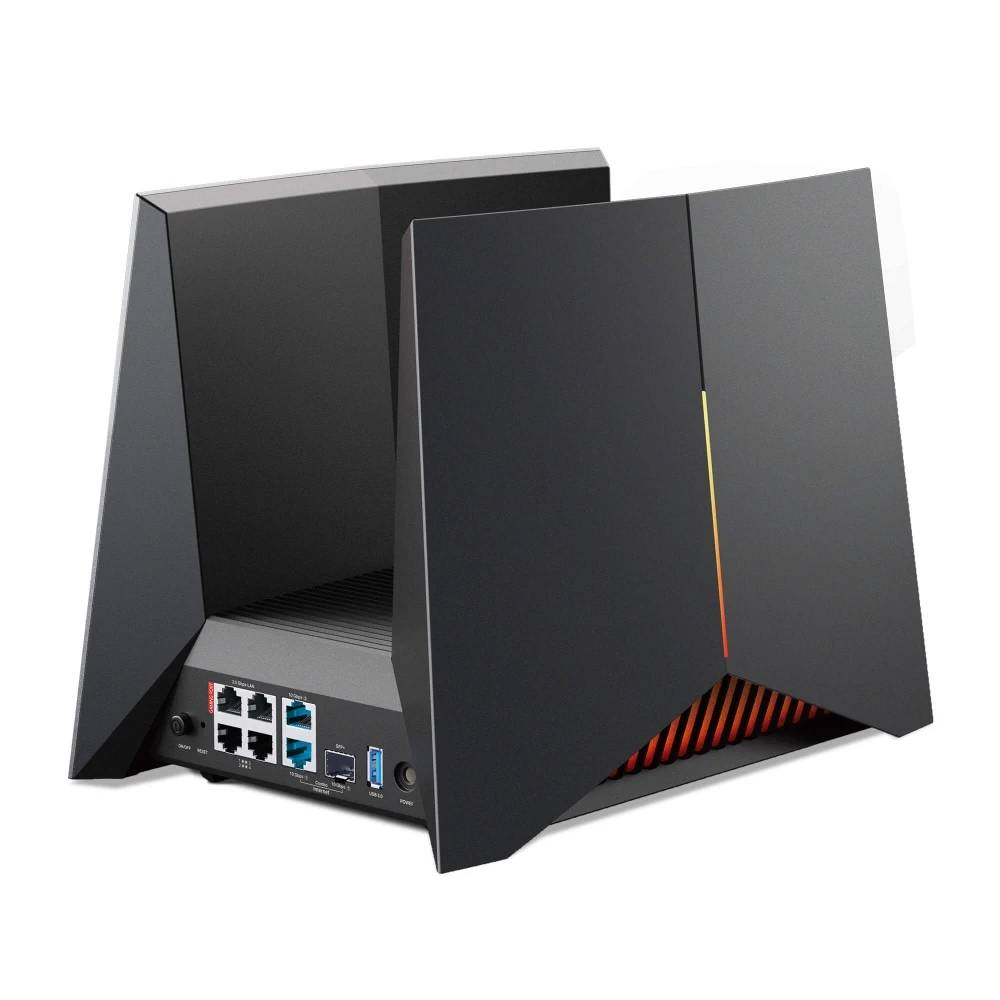 Роутер Wi-Fi TP-Link Archer GE800, 2.4/5/6GHz, 18656MBps, 4xLAN 2.5Gbps, 2xWAN, USB