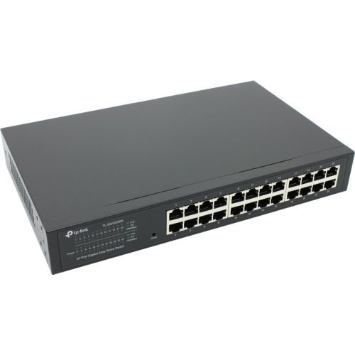 Коммутатор TP-Link TL-SG1024DE, 24xLAN 1Gbps, 19"