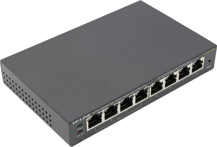 Коммутатор TP-Link TL-SG108PE, 8xLAN 1Gbps, PoE