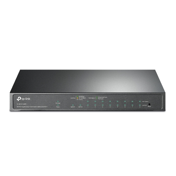 Коммутатор TP-Link TL-SG1210MPE, 9 x GE (8 x PoE+), 1 x ComboSFP, EasySmart
