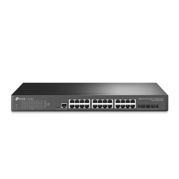 Коммутатор TP-Link TL-SG3428X, 24 x GE, 4 x SFP+, L2+