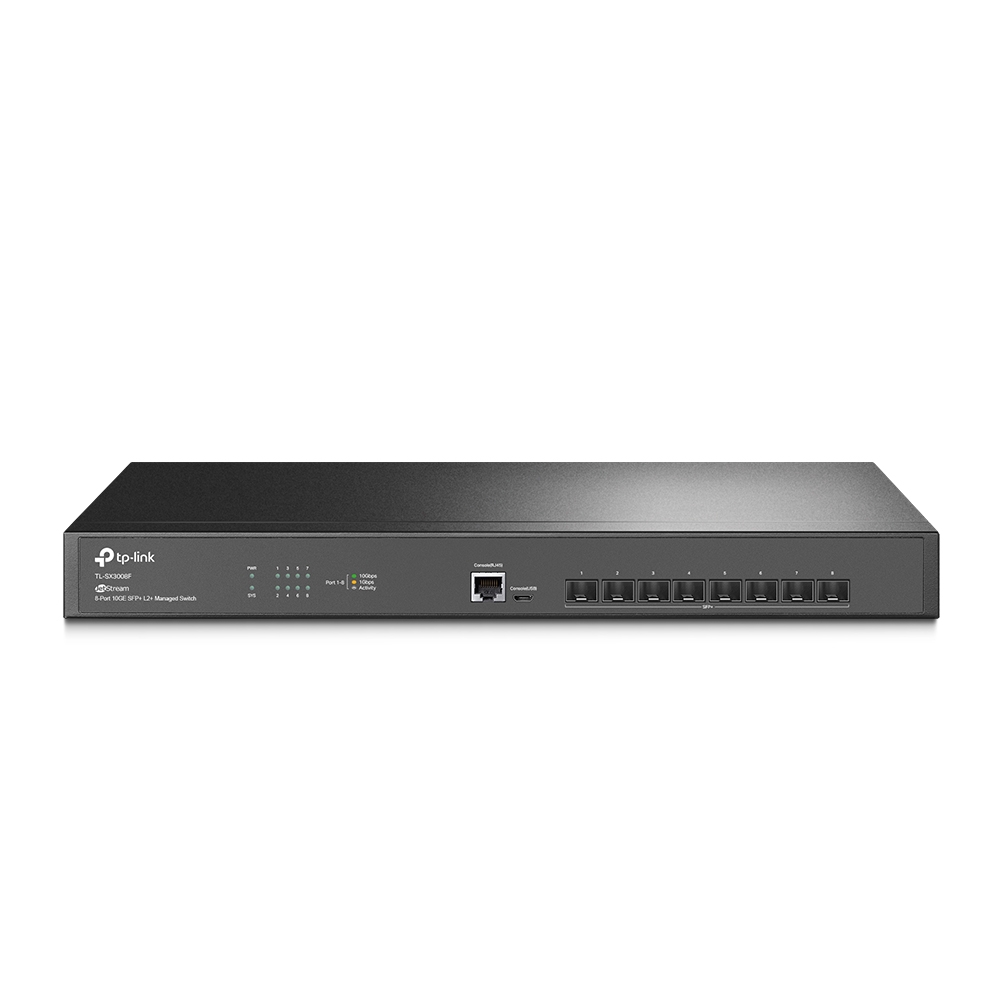 Коммутатор TP-Link TL-SX3008F, 8xSFP+ 10Gbps