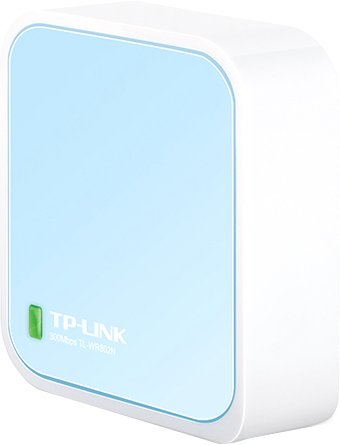 Роутер Wi-Fi, TP-Link TL-WR802N, 2.4GHz 300Mbps, LAN 100MBps, WAN