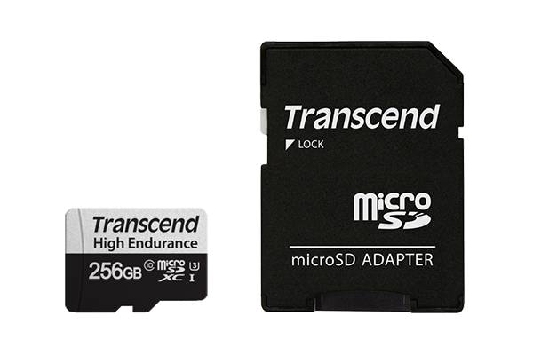 Карта памяти 256Gb Transcend TS256GUSD350V, SD Micro, SDXC, Class10, UHS-I U1 + адаптер