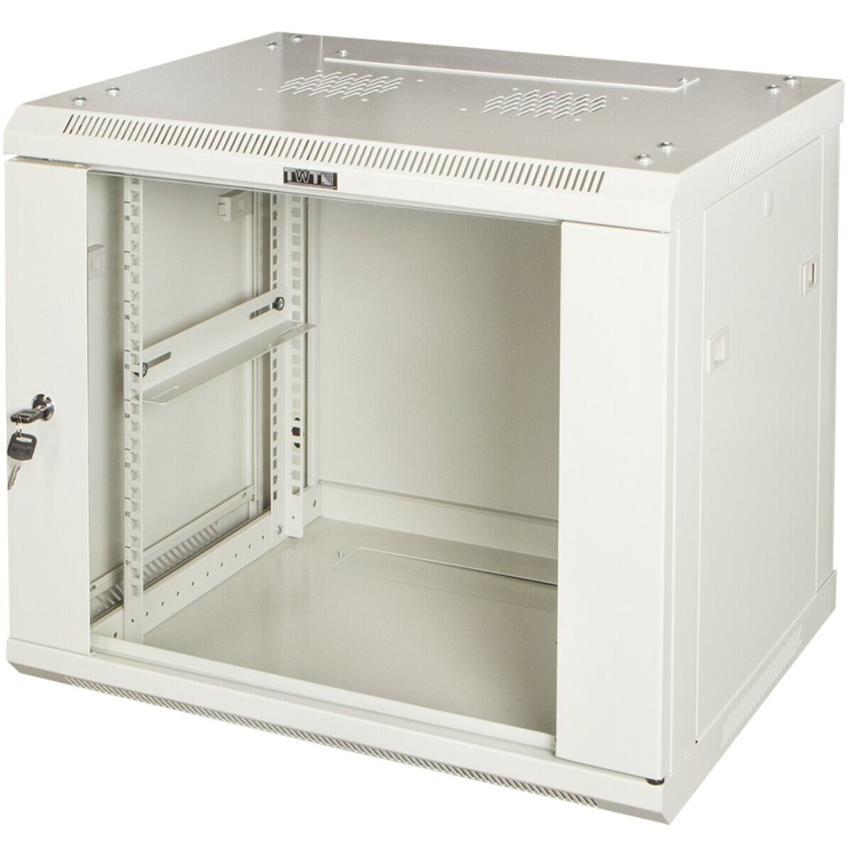 Шкаф коммутационный TWT TWT-CBWPG-27U-6X4-GY, 27U, 600х450мм