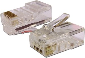 Коннектор TWT TWT-PL45-8P8C RJ-45, кат. 5E, 100шт