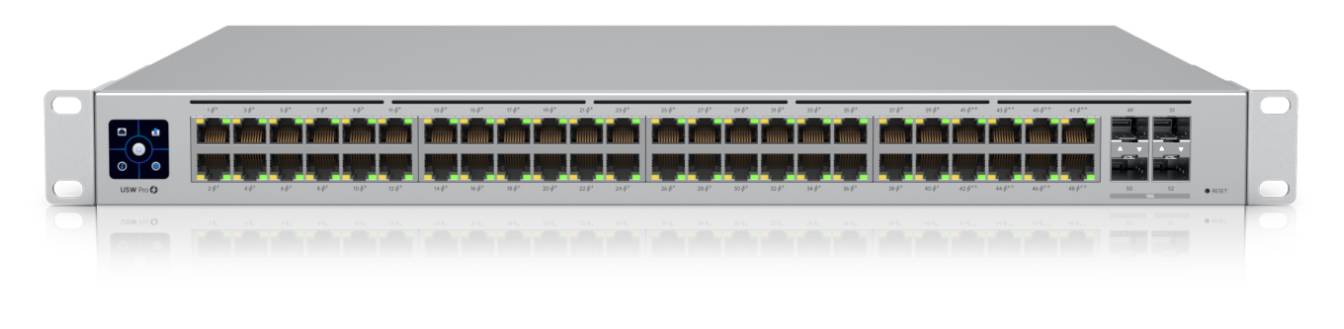 Коммутатор Ubiquiti UniFi Switch 48 PoE USW-48-PoE, 48xLAN 1Gbps, 4xSFP, PoE