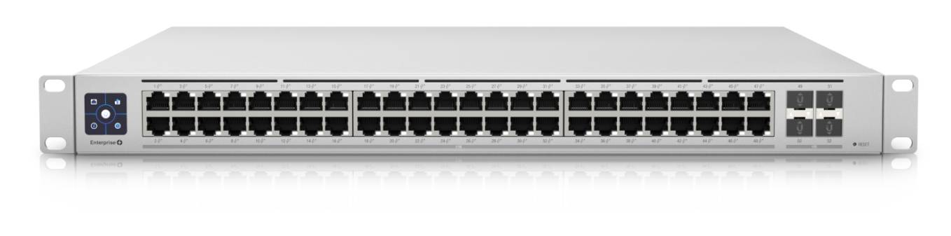 Коммутатор Ubiquiti UniFi Switch Enterprise 48 PoE USW-Enterprise-48-PoE, 48xLAN 2.5Gbps, 4xSFP+