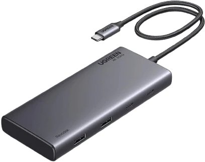 Док-станция Ugreen CM639 35625, 5xUSB, 3xUSB-C, 2xUSB-A