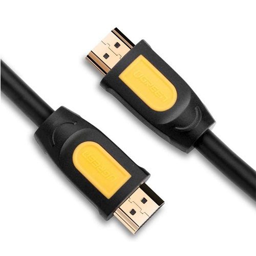 Кабель HDMI (19M) - HDMI (19M), 3м, Ugreen HD101 10130, Black/Yellow