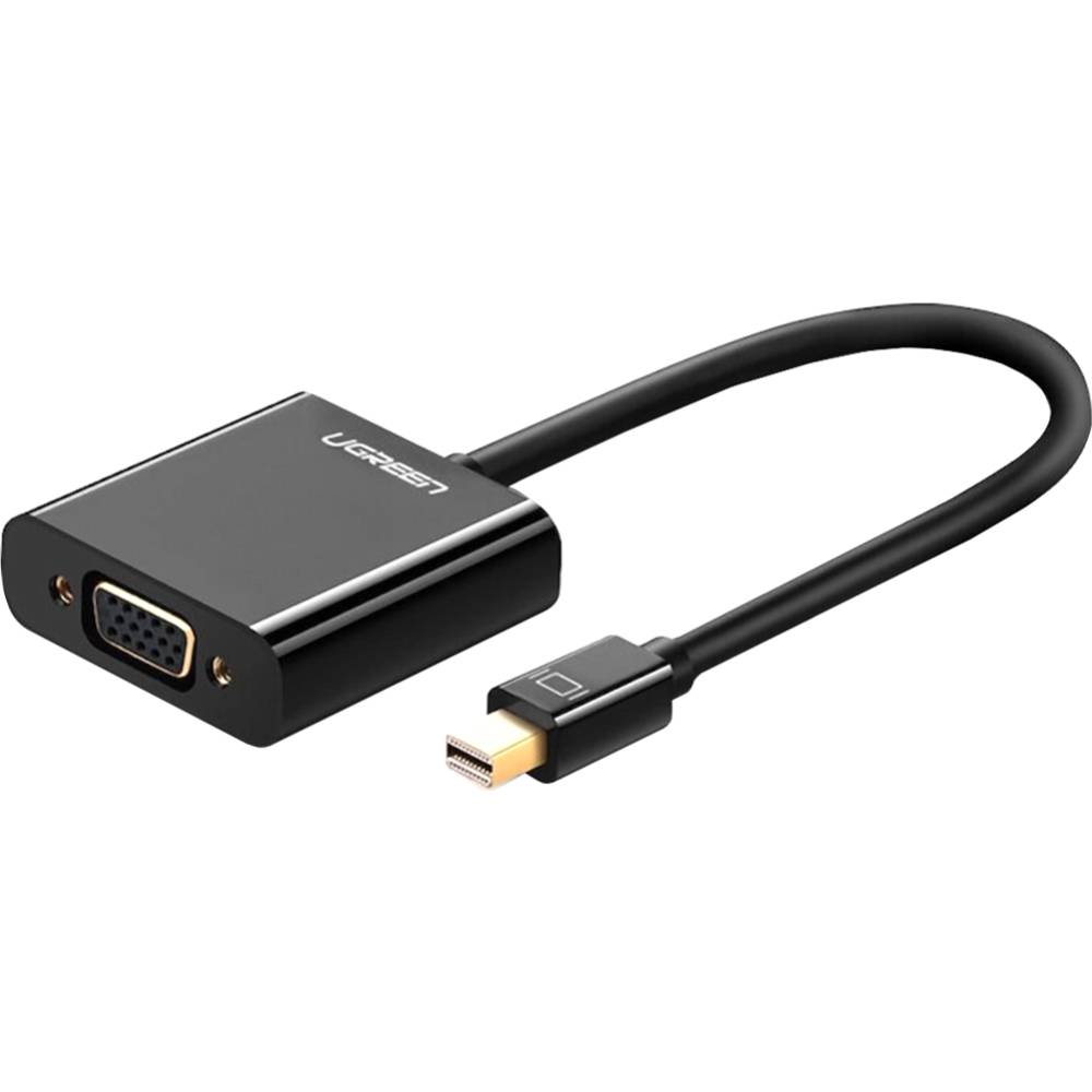 Кабель адаптер mDP (M) - VGA (F), 0.15м, Ugreen MD113 10459, Black