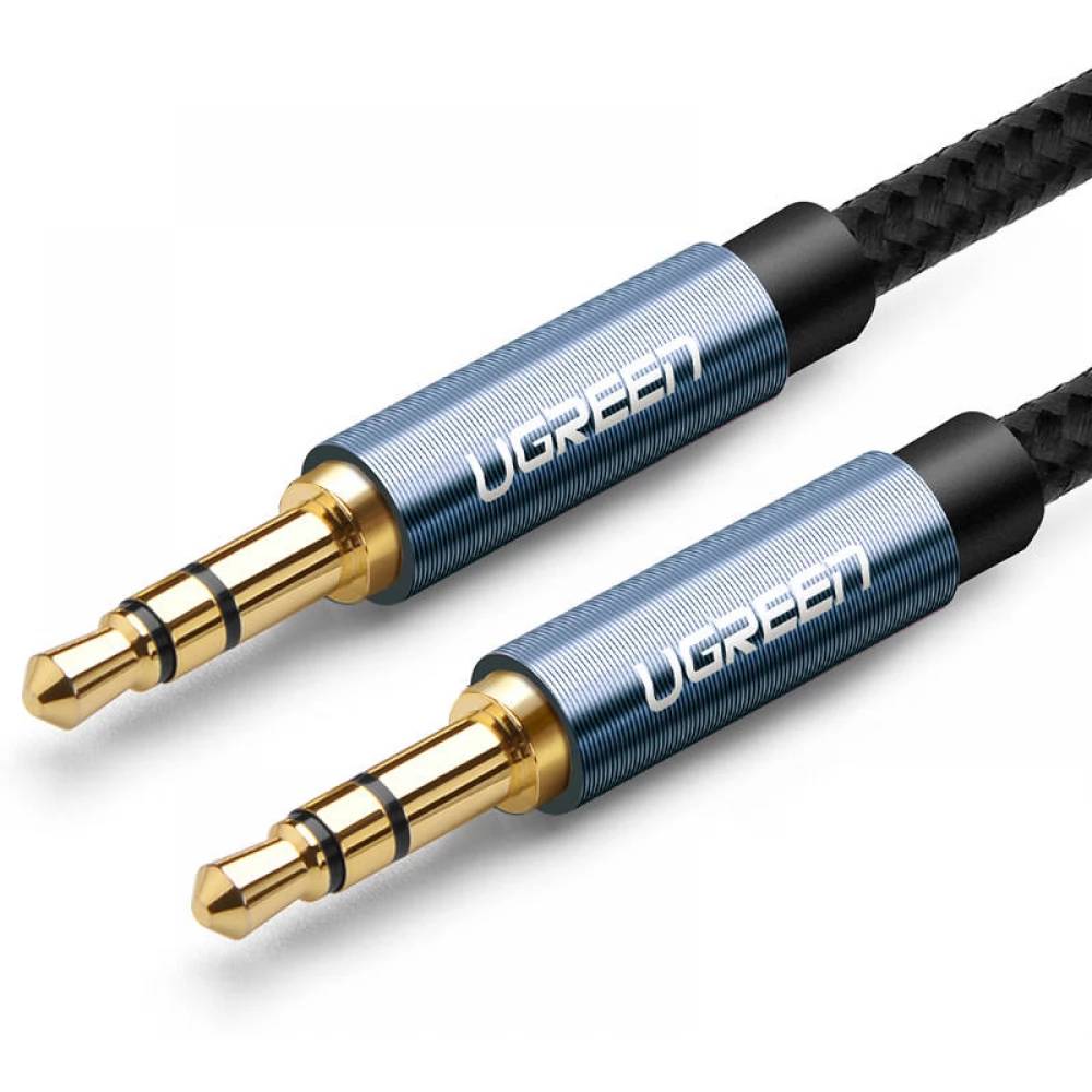 Кабель Jack3.5 (M) - Jack3.5 (M), Ugreen AV112 10685, 1м, Blue