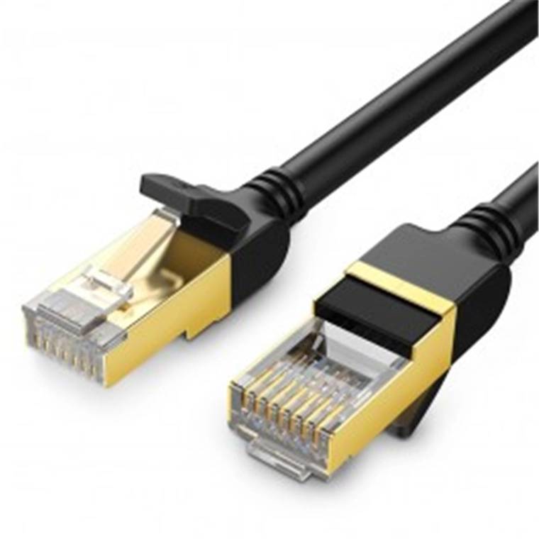 Патч-корд 1.5м, FTP cat.7, Ugreen NW107 11277, черный