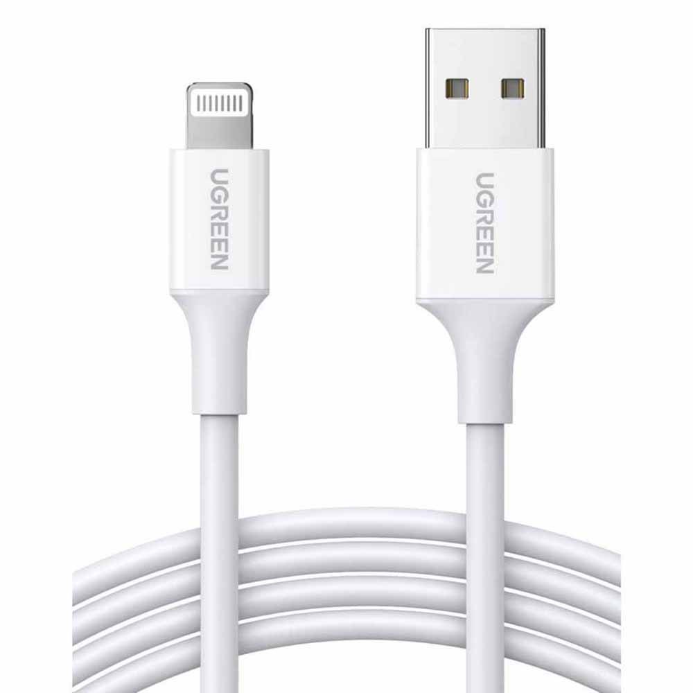 Кабель Lightning (M) - USB2.0 (M), 1м, Ugreen US155 20728, White