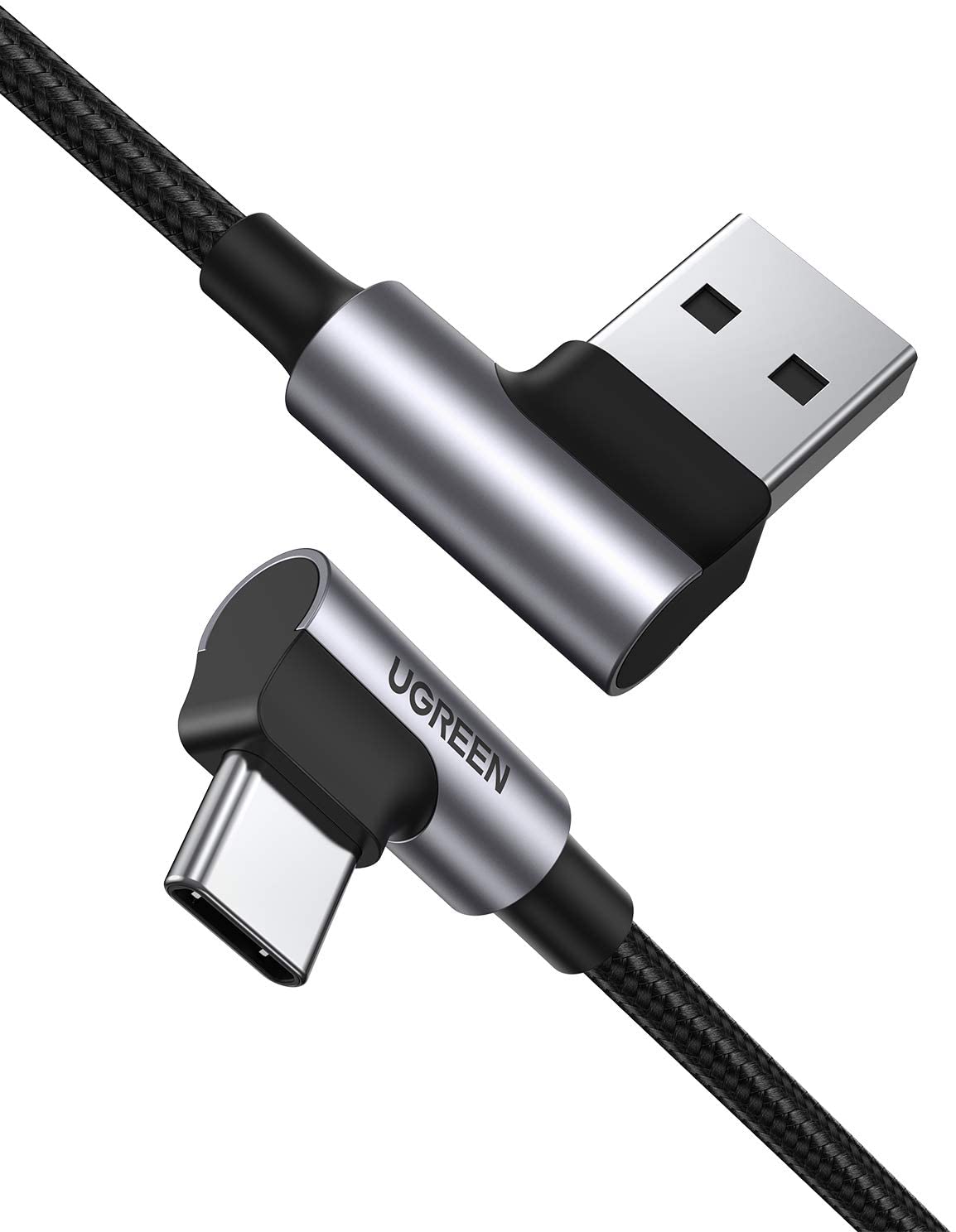 Кабель USB2.0 (M) - USB2.0 Type-C (M), 1м, Ugreen US176 20856, Black