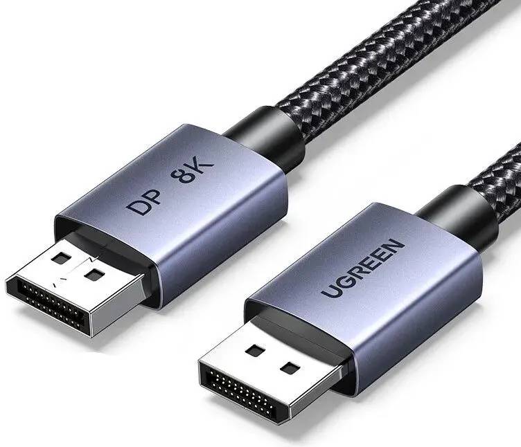 Кабель DP (20M) - DP (20M), 1м, Ugreen DP120 25903, черный