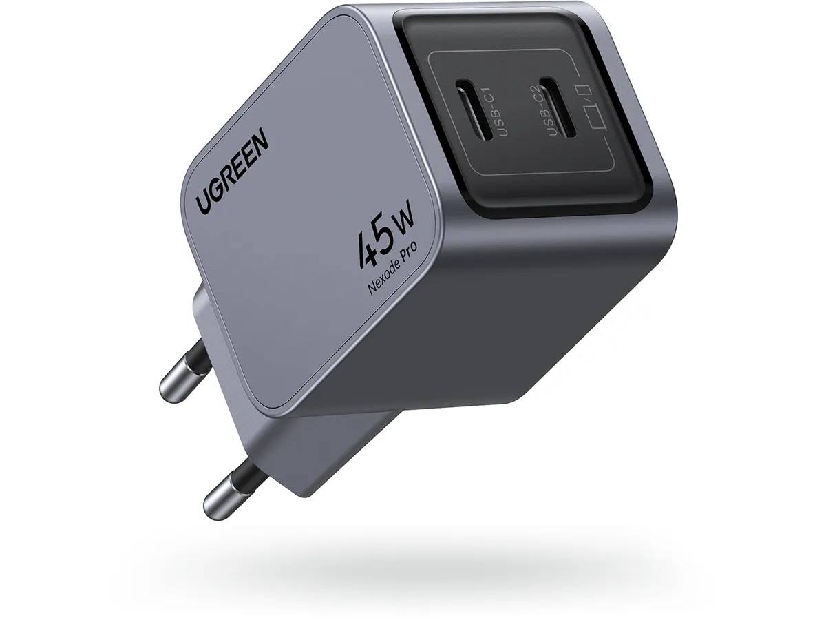 СЗУ Ugreen X707 35008, Space Gray, 2xUSB Type-C