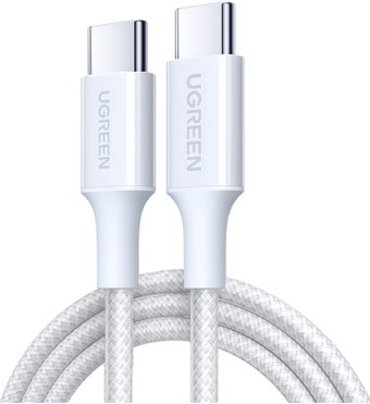 Кабель USB2.0 Type-C - USB2.0 Type-C, 2м, Ugreen L502 (35221), Белый