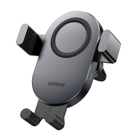 Автомобильный держатель Ugreen CD256 40118, Dark Gray, беспроводное ЗУ