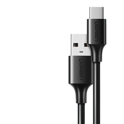 Кабель USB2.0 (M) - USB2.0 Type-C (M), 0.5м, Ugreen US287 60115, Black