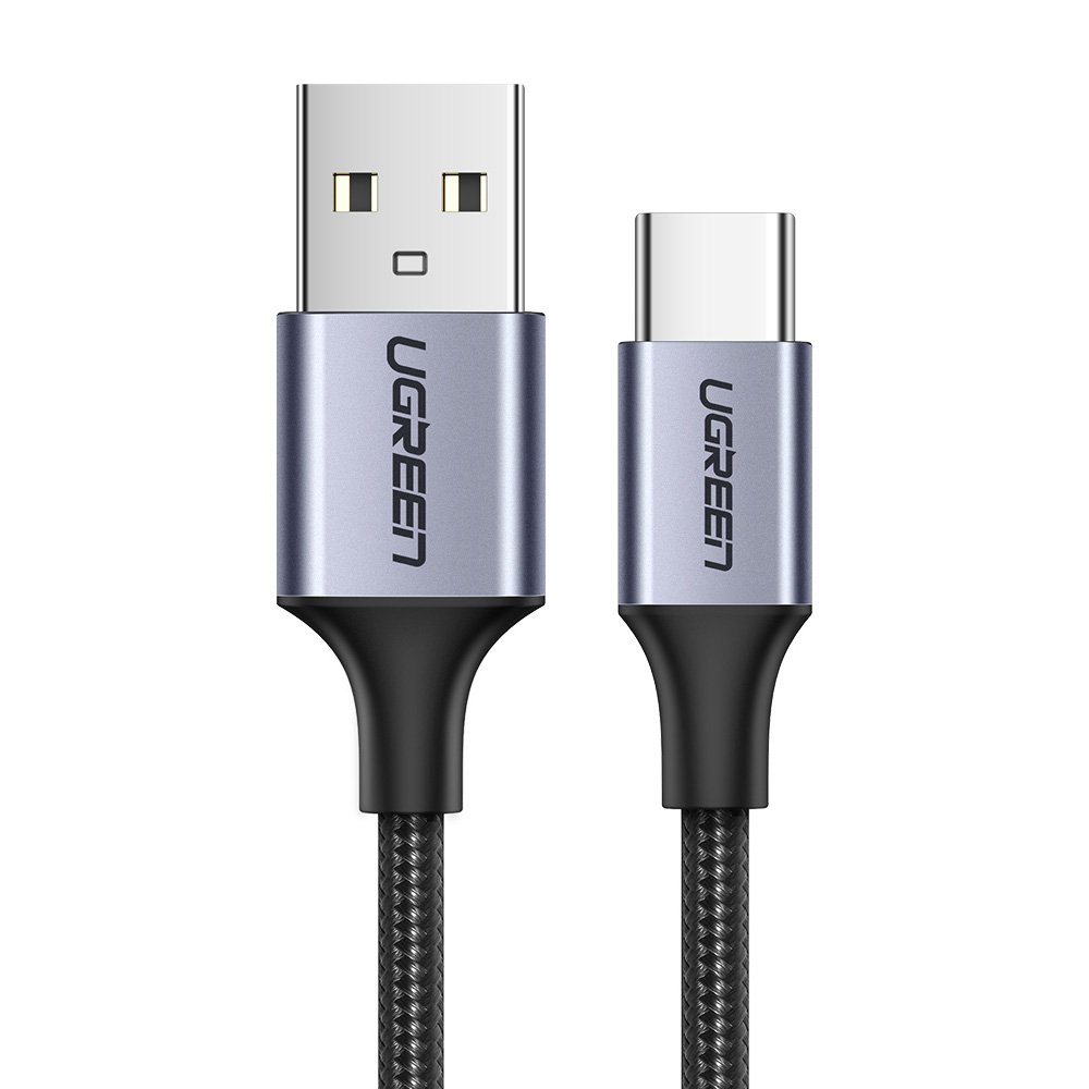 Кабель USB2.0 (M) - USB2.0 Type-C (M), 0.5м, Ugreen US288 60125, Black