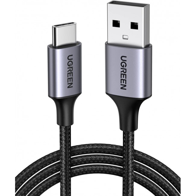 Кабель USB2.0 (M) - USB2.0 Type-C (M), 3м, Ugreen US288 60408, Space Gray