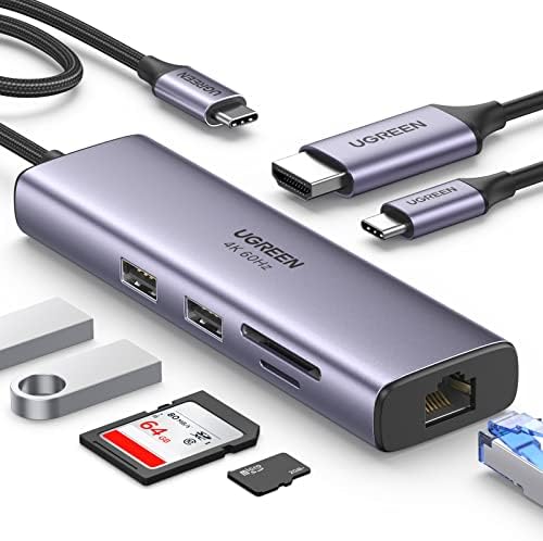 Док-станция Ugreen CM512 60515, Space Gray