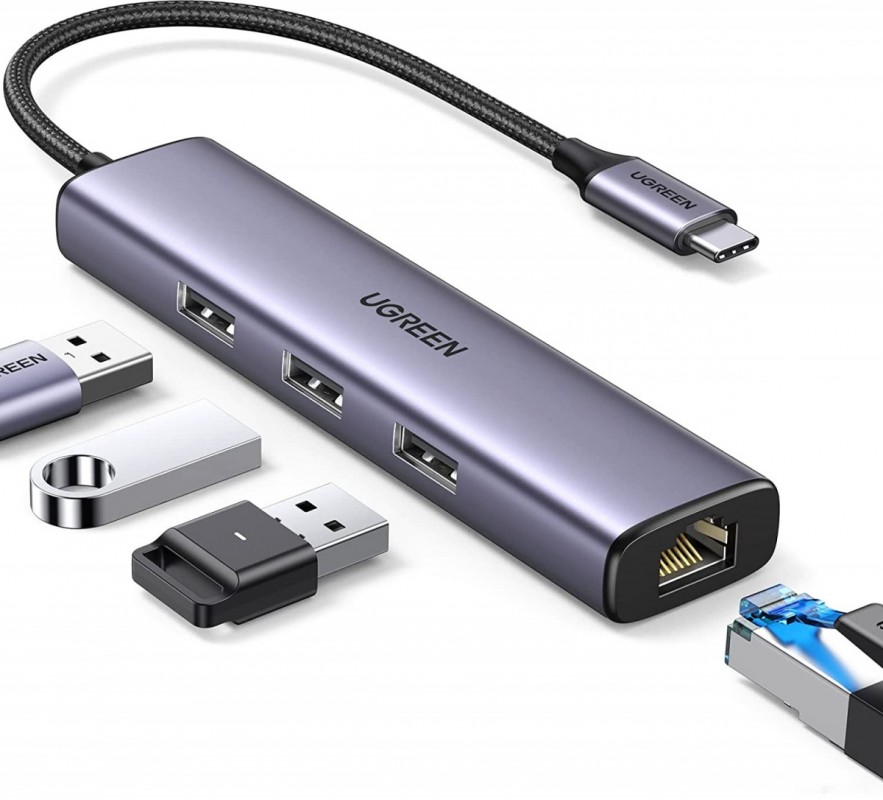 Док-станция Ugreen CM475 60600, Space Gray