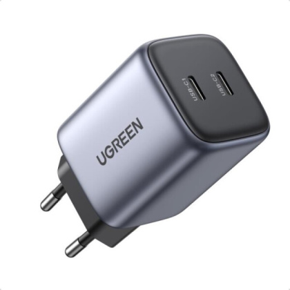 СЗУ Ugreen CD294 90573, Space Gray, 2xUSB Type-C