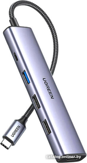 Док-станция Ugreen CM478 15495, Silver