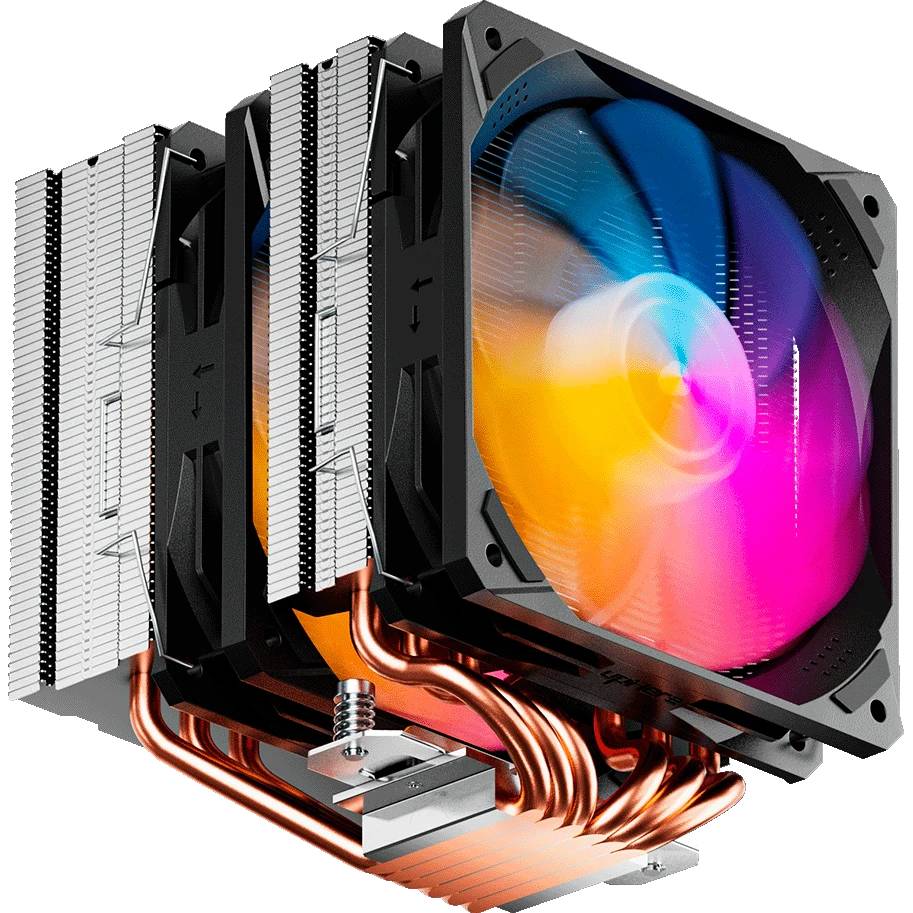 Кулер upHere D6SEC ARGB Black, 260W (LGA1700 Ready)