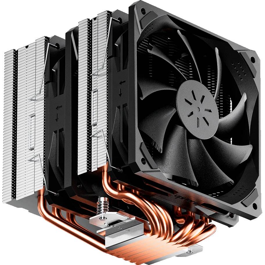 Кулер upHere D6SEK Black, 260W (LGA1700 Ready)