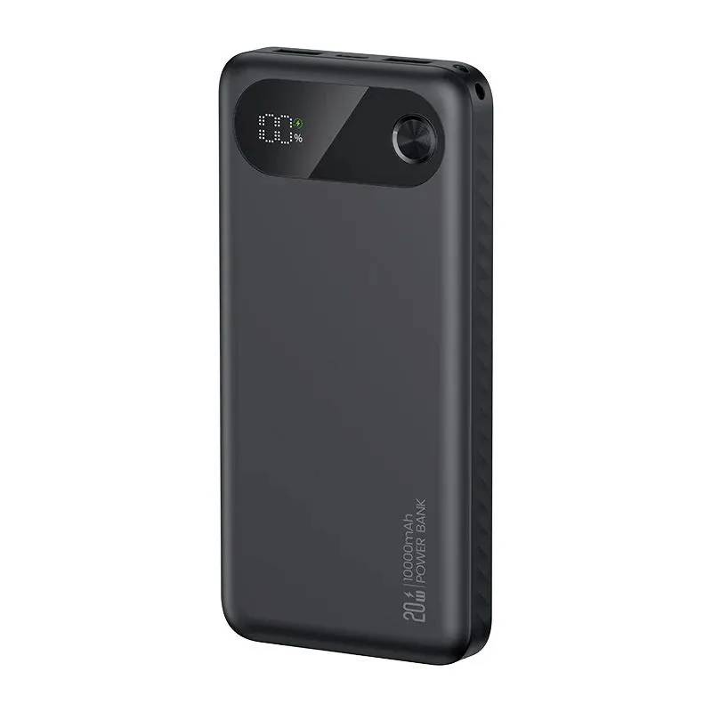 Внешний аккумулятор 10000мАч Usams CD249, 20W, Black (10KCD24901)