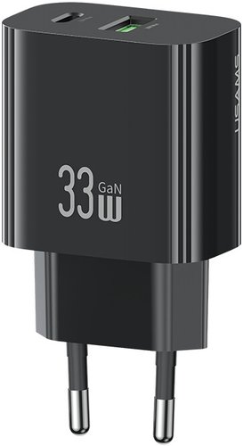 Сетевое зарядное устройство USAMS CC317 T65, 33W, черный (CC317TC01)
