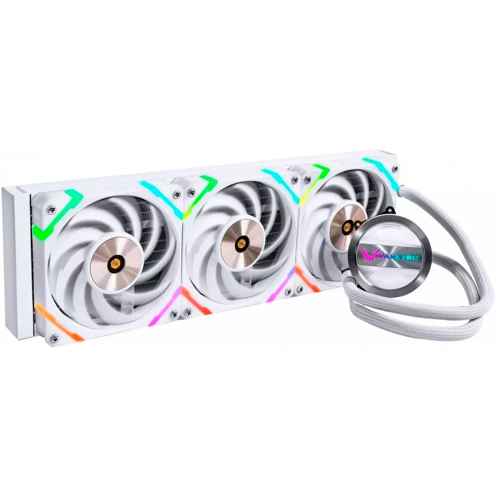 Жидкостное охлаждение Valkyrie Dragonfang 360 White (HW GL360W), 300W (LGA1700 Ready)