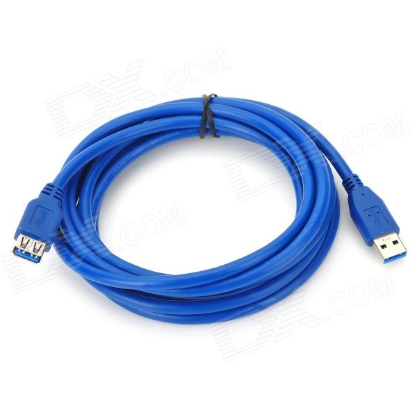 Кабель удлинитель USB3.0 (M) - USB3.0 (F), 3м, VCom VUS7065-3M, синий