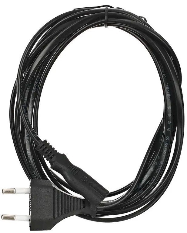 Кабель НОУТБУК, аудио/видео - сеть 220V, 1.8м, VCOM CE023-CU0.5-1.8M (IEC C7)