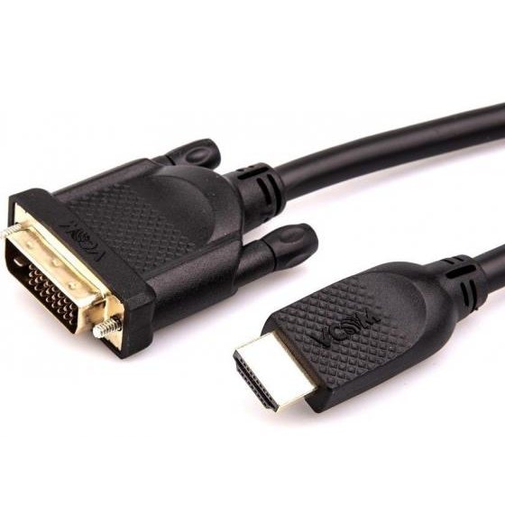 Кабель HDMI (19M) - DVI-D (25M), 1.5м, Vcom CG484G-1.5M