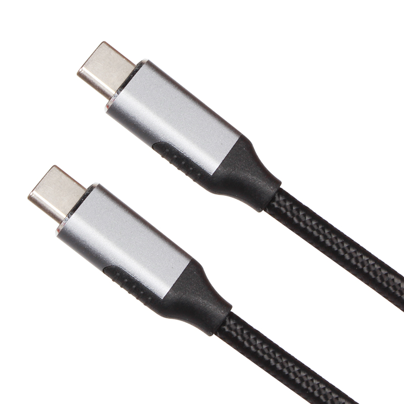 Кабель USB3.2 Type-C (M) - USB3.2 Type-C (M), 1.8м, VCOM CU420M-1.8M, Gray/Black