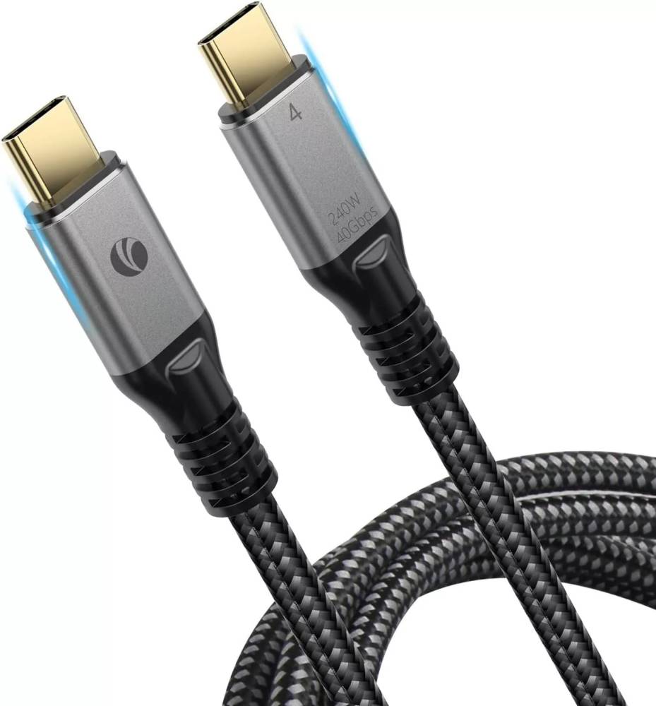 Кабель USB Type-C (M) - USB Type-C (M), 1.2м, VCOM CU541M-1.2M, Black