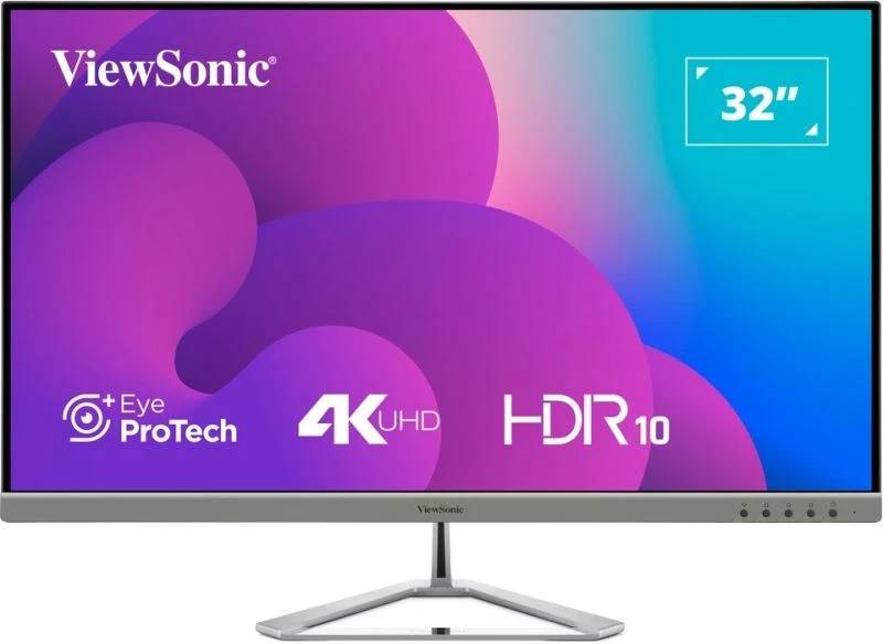 Монитор 32" ViewSonic VX3276-4K-MHD-2, 3840x2160, VA, 60Hz, Speakers (2xHDMI, DP, Mini DP)