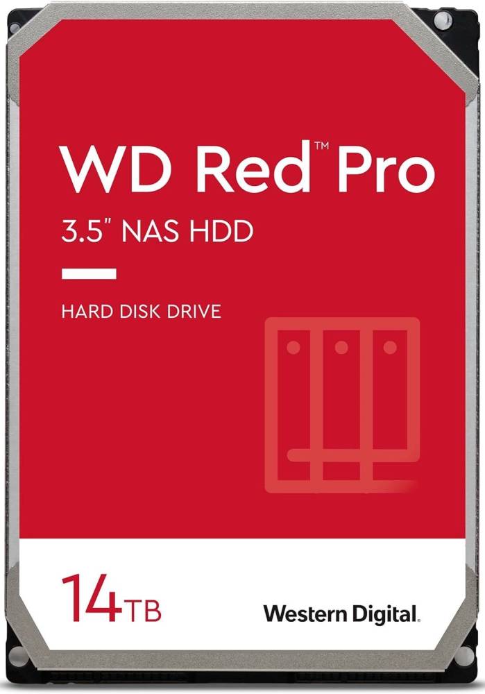 14Tb WD Red Pro WD142KFGX, 7200rpm, 3.5", SATA III, 512Mb