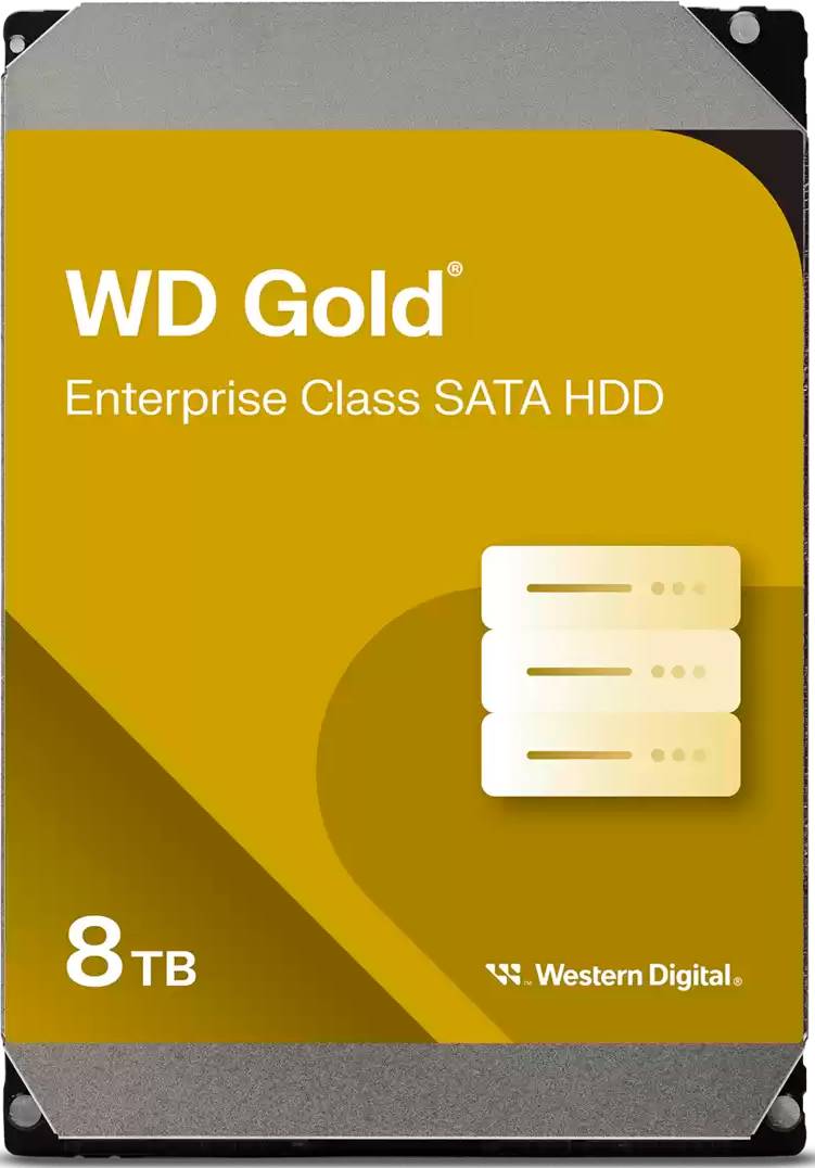 8Tb WD Gold WD8005FRYZ, 7200rpm, 3.5", SATA III, 256Mb