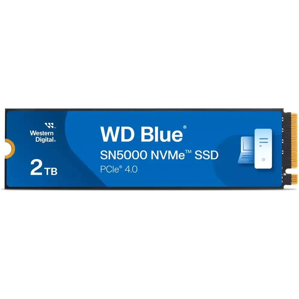 2Tb SSD WD Blue SN5000 WDS200T4B0E, (5150/4850), NVMe M.2