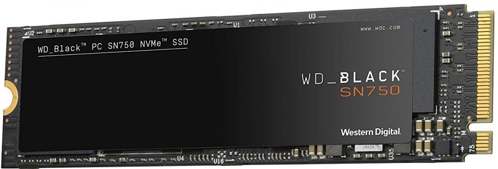 500Gb SSD WD Black SN750 WDS500G3X0C, (3470/2600), M.2