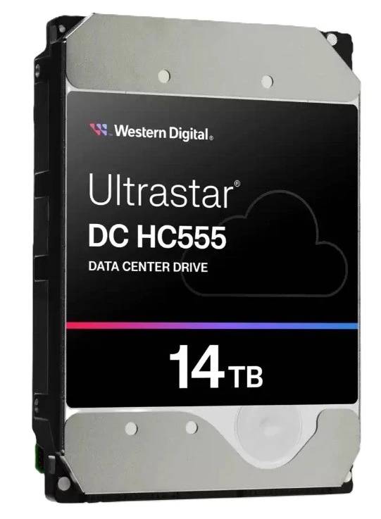 14Tb WD Ultrastar DC HC555 WUH722014CL5204, 7200rpm, SAS, 512Mb